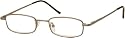 Sunoptic OR38D Gunmetal Reading Glasses - Strength +4.00 Including 
Pouch