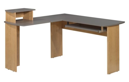 Capri L-Shape Work Station By Bestar Furniture