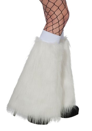 White Fluffies Leg Warmers