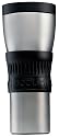Bodum 16-Ounce Stainless-Steel Vacuum Travel Mug with Grip