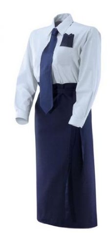 Bistroschürze 100x100 cm Navy Blau - Marine LxB