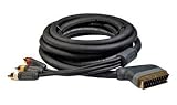 Belkin Blue Series PureAV 3 RCA to Scart Video Cable 3.6m