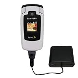 Emergency AA Battery Charge Extender for the Samsung M500 - Gomadic Brand w/ TipExchange Technology