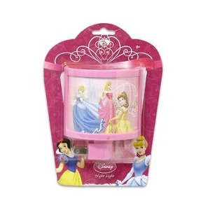 Disney Princess Curved Night Light Nightlight Kids Bedroom Bathroom Home Decor