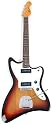 SX SJM62 Electric Guitar 3-Tone Sunburst Finish