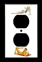 VARGAS PIN-UP GIRLS CALENDAR GIRL 2-PLUG OUTLET WALL PLATE