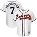 Majestic Atlanta Braves #7 Jeff Francoeur White Replica Baseball Jersey