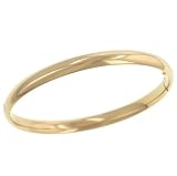 Plain Polished Baby Bangle Bracelet 5.5