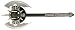 Sporting Goods : Lg Predator Skull Axe with Spikes & Wall Plaque