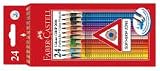 24 FABER CASTELL Farbstifte Buntstifte COLOUR GRIP 2001