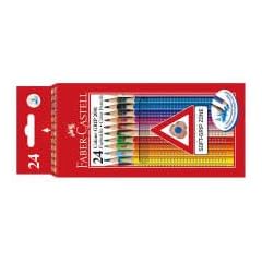 24 FABER CASTELL Farbstifte Buntstifte COLOUR GRIP 2001