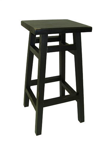 O'Malley Pub Counter Stool in Antique Black