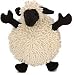 GoDog Fuzzy Wuzzy Sheep Baa Baa Balls Medium Dog Toy, 8-Inch,