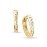 Diamond Hoop Earrings 1/8ctw