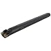 Dorian Tool S-DCLN Round Shank Steel Double Insert Boring Bar, Right Hand Cut, 14" Overall Length, 2" Minimum Bore Diameter, 1-1/2" Shank Diameter