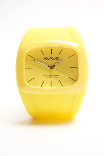 Wave Gear Unisex-Armbanduhr Analog Silikon gelb Dr1001dy