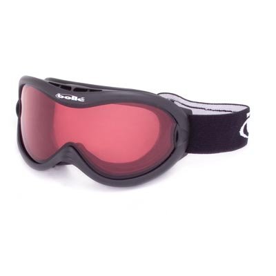 Bolle Shark Ski/Snowboard Goggles (Black/Vermillon)