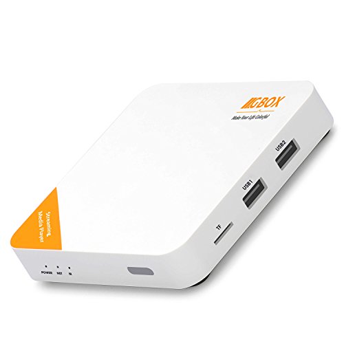 MEGACRA K8 Mini Smart TV Box with Kodi Pre-Loaded, Newest Movie/TV Show/Sports for free, Two Type of OS Support Chinese Program