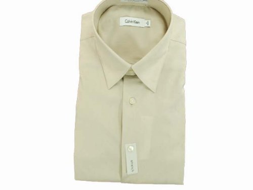 External hard drive:Calvin Klein Cotton Fancy Dress Shirt- Point Collar Style#: A33K0431 Color: STONE 16.5 32 - 33