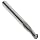 Niagara Cutter MEB230 Carbide Ball Nose End Mills, Inch, Uncoated (Bright) Finish, Roughing and Finishing Cut, 30 Degree Helix, For Use With All Materials