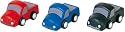Plan Toys Set of 3 Wooden Mini Trucks