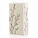 Sitcom Furniture Keiko Branch Medium Square Vase in White KEI990