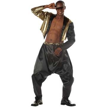 California Costumes Men's Old School Rapper Costume 