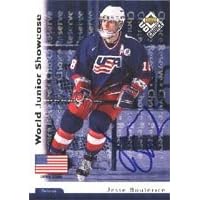 Jesse Boulerice, Team USA, 1998 Upper Deck Choice Reserve World Jr. Showcase Autographed Card