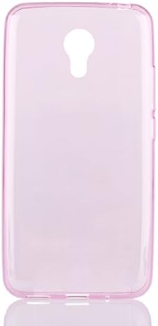 For Meizu M2 Note Case,Bestgoods® For Meizu M2 Note Ultra-thin Super Light Clear Soft TPU Phone Back Case Cover Protective Skin (Pink)