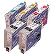Epson Compatible 5-Pack T0431,T0442-T0444 (2Bk/C/M/Y) High capacity Black and Color Ink Cartridge for Epson Stylus C84/C86/CX6400/CX6600