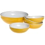 Emile Henry 5-Piece Pasta Bowl Set, Citron Yellow