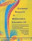 Produkt-Bild: European Research in Mathematics Education I.III: Bd I.III