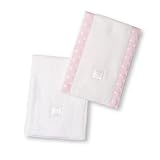 SwaddleDesigns Baby Bupies - Set of 2 - Polka Dots - Pastel Pink