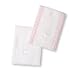 SwaddleDesigns Baby Bupies - Set of 2 - Polka Dots - Pastel Pink