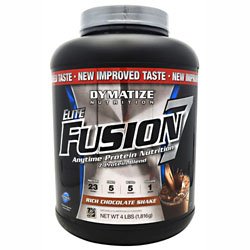 Dymatize Nutrition Elite Fusion-7 Drink, Rich Chocolate, 4 Pound