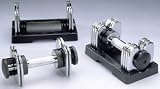 2x25lb Bayou Adjustable Dumbbells-Quality Chrome Plated Steel - 5 in 1 weight adjustments!