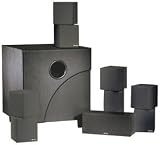 Linear Corp MNCXSB w/PSW112 Mini Cube Home Theater System (Black)