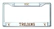 USC Trojans Chrome License Plate Frame