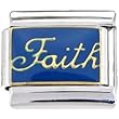 Faith Italian Charm
