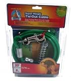 Super Weight Tie-Out Cable - SUPER WEIGHT TIE-OUT 20'