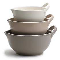 222 Fifth Copenhagen Mixing Bowls, Set of 3