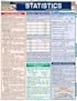 Statistics Laminate Reference Chart: Parameters, Variables, Intervals, Proportions (Quickstudy: Academic )  (Quickstudy: Academic)