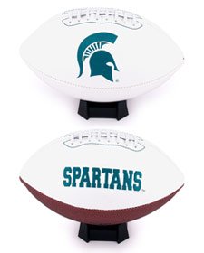 Michigan State Spartans Full Size Embroidered Football