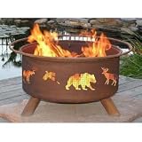 Patina Products F106  30 Inch Diameter Wildlife Firepit
