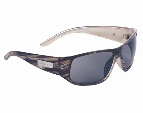 Click here to buy Anarchy Brown Stripe Commotion Sunglasses w  Smoke Gradient PC Lens.