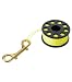 IST 30m Finger Reel with Yellow Line & Brass Snap Clip