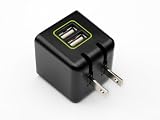 Kinivo ACU210 Dual USB Home and Travel Charger - For iPhones, iPods, Android, tablets, and other USB powered devices