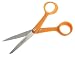 Fiskars 94597797 Stainless steel all-purpose scissors, 7 long, 2-3/4 cut, orange hand...