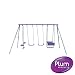 Toys : Plum Products Juno Kids Outdoor Garden Metal Twin Swing set and Lawn Glider