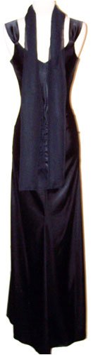 satin glam formal gown prom bridesmaid dress   s